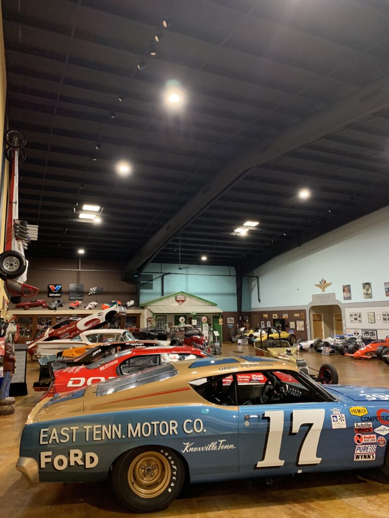 NASCAR showroom converted to LED lighting resulting in energy savings