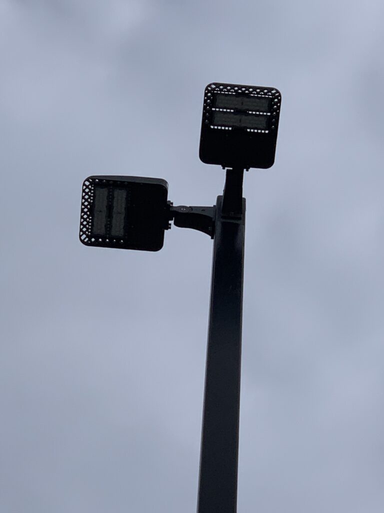 LED Parking Lot lights deliver 150% more light using 70% less energy